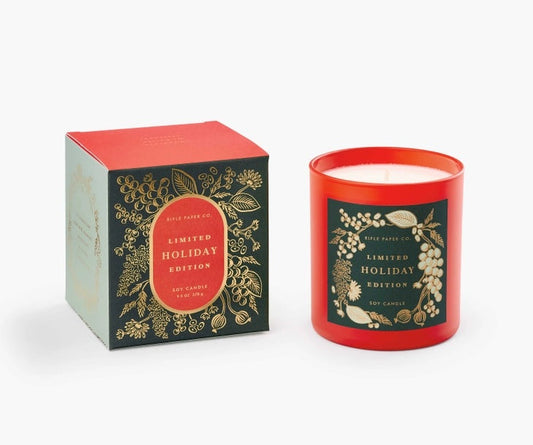 {Rifle Paper Co.} Scented Soy Wax Candle :: Limited Edition Holiday