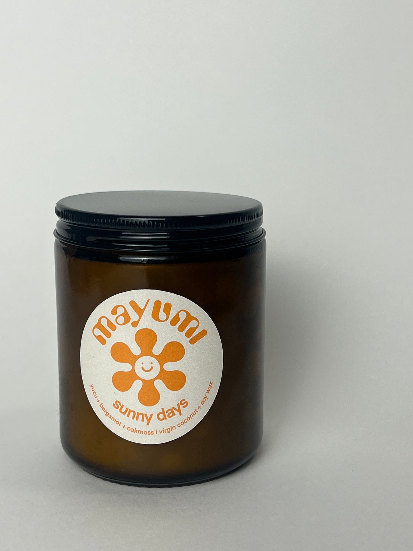 SUNNY DAYS CANDLE : yuzu + bergamot + oakmoss