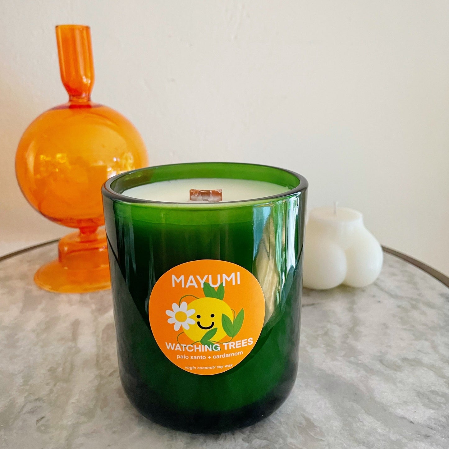 WATCHING TREES CANDLE: palo santo + cardamom