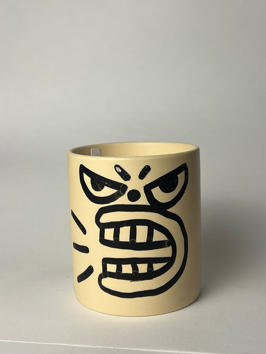 1 of 1 hand-drawn WOOD TIP ZACK FOX CANDLE: tobacco + plum + vanilla