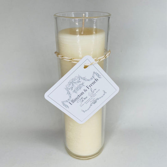 {Ellington & French} Beeswax Candle in Sanctuary Glass :: Three/Six Exclusive Scent
