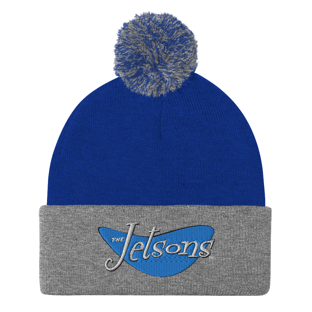 The Flintstones Logo Pom Pom Knit Beanie