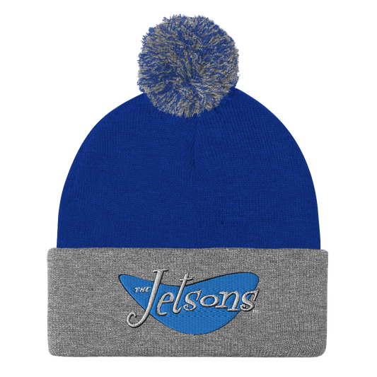 The Flintstones Logo Pom Pom Knit Beanie