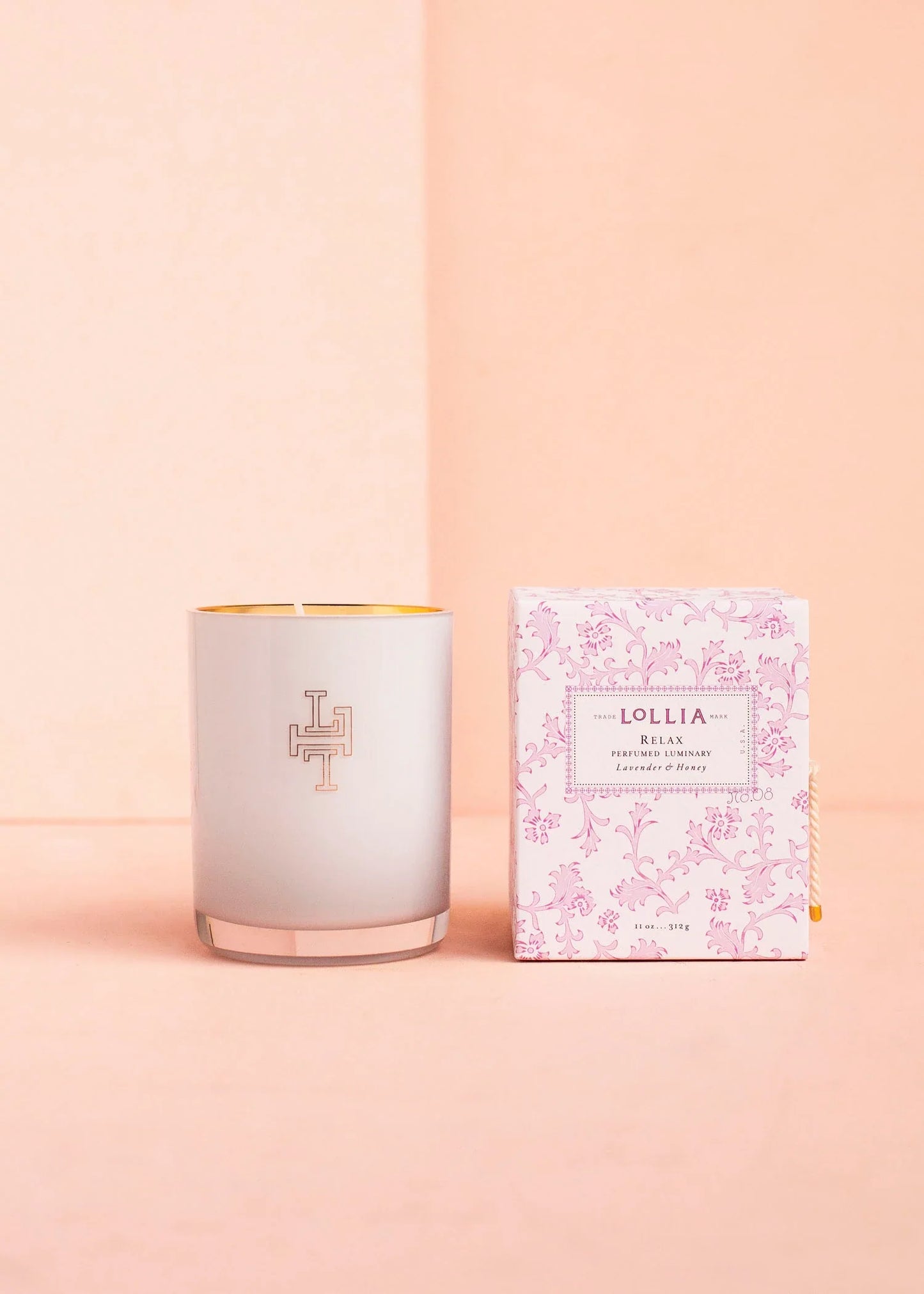 {Lollia} Perfumed Luminary Scented Candle :: Relax