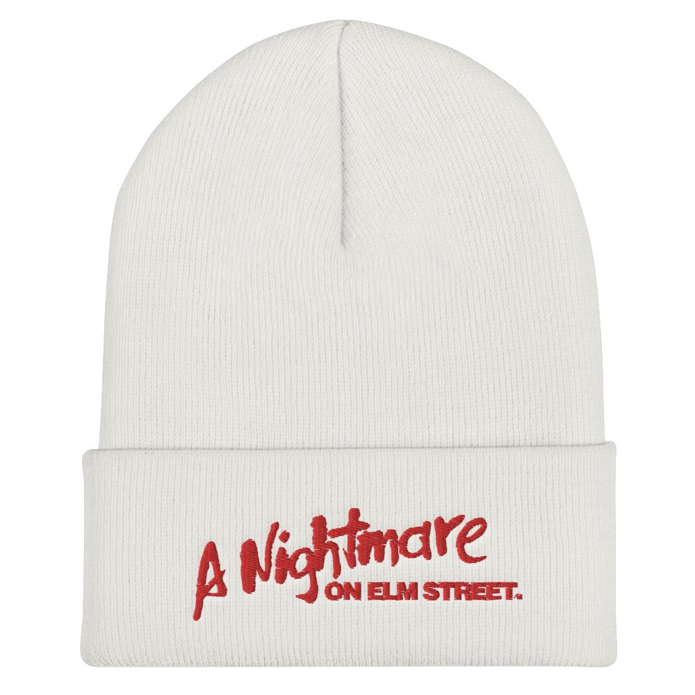 A Nightmare on Elm Street Logo Embroidered Beanie