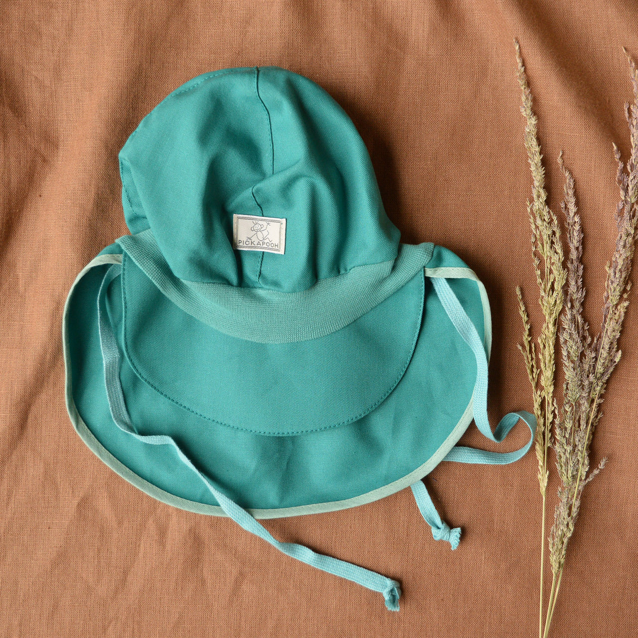 Tim Baby Legionnaire Sun Cap with Ear Cover in Organic Cotton UV60+ (1m-4y+)