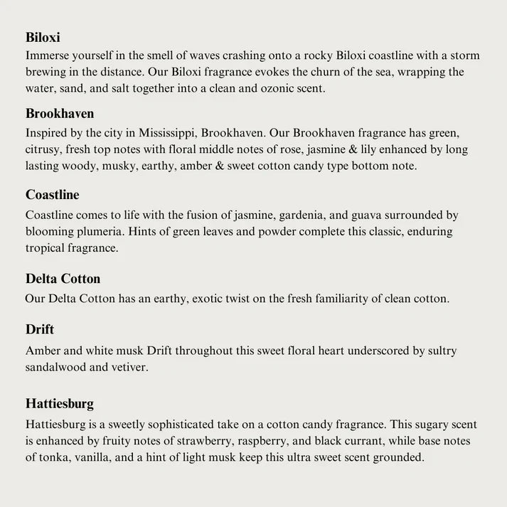 3 Wick Glass Jar Candle - Mississippi Candle Company