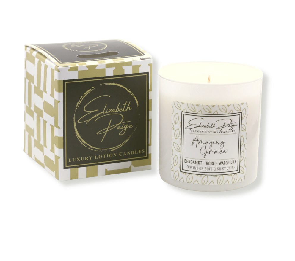 Soy Lotion Candle ( Amazing Grace ) 9oz.