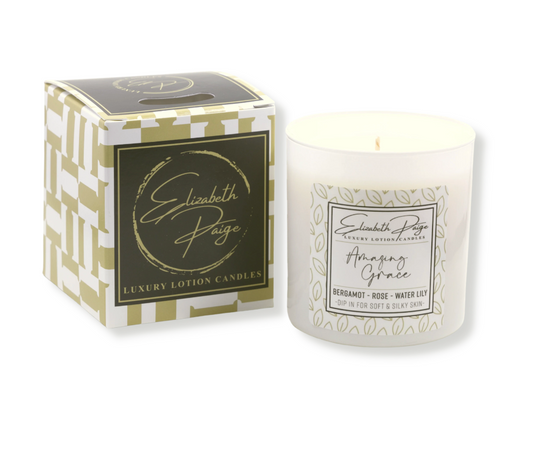 Soy Lotion Candle ( Amazing Grace ) 9oz.