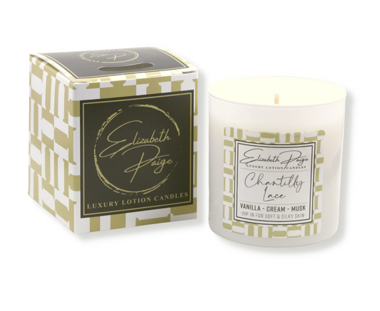 Soy Lotion Candle ( Chantilly Lace  ) 9oz.