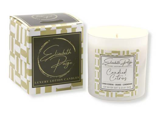 Soy Lotion Candle ( Candied Citrus ) 9oz.