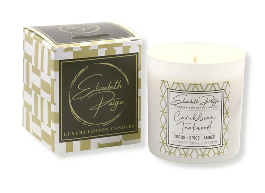 Soy Lotion Candle ( Caribbean Teakwood ) 9oz.