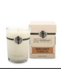 Bergamot Tobacco Boxed Candle. 6.49oz.