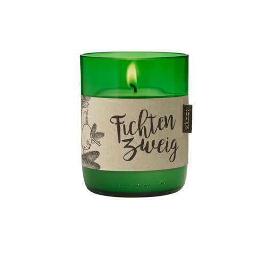 "Spruce Branch" Looops Natural Scented Candle: Spruce, Lemon, Incense