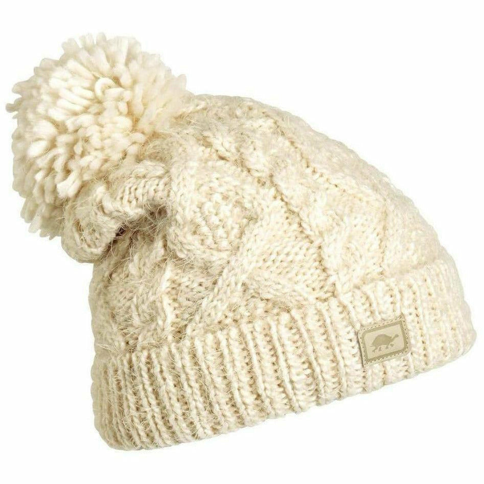 1 Sugar Bowl Hand Knit Beanie  -  One Size 1 Most / White