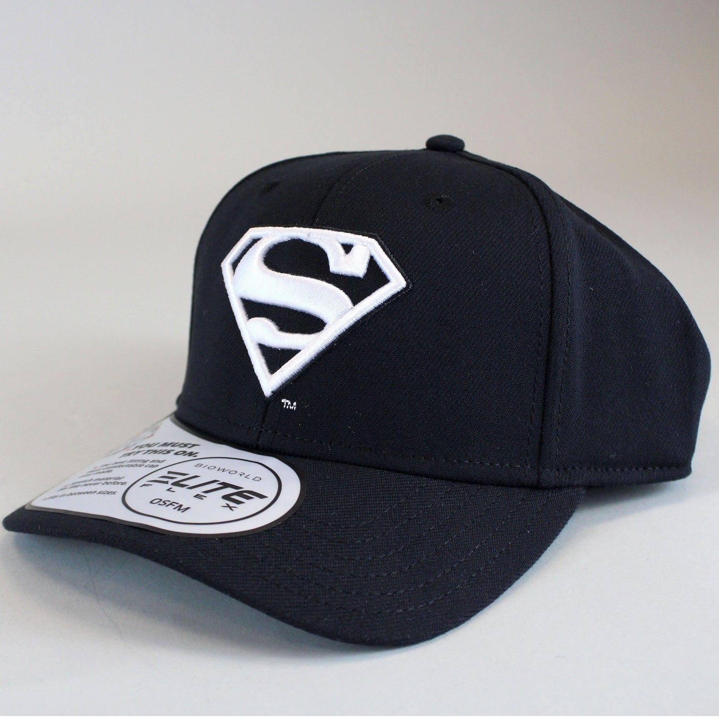 Superman Embroidered Snapback Hat