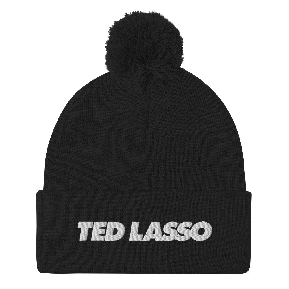 Ted Lasso Logo Pom Pom Knit Beanie
