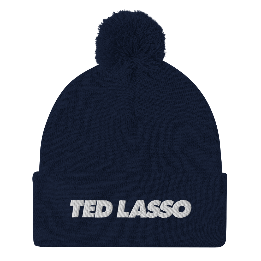 Ted Lasso Logo Pom Pom Knit Beanie
