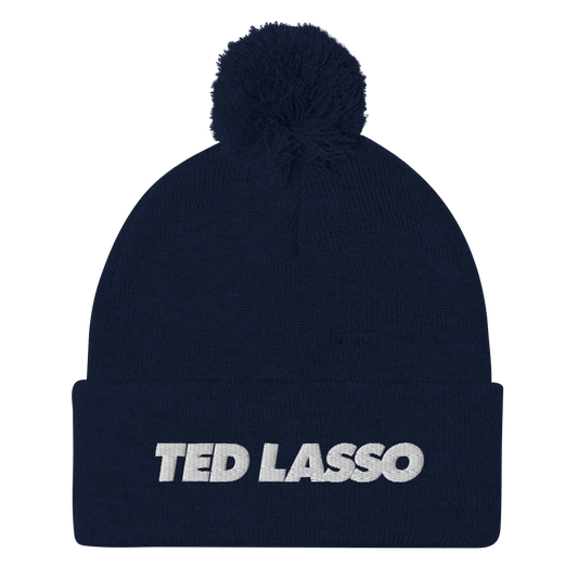 Ted Lasso Logo Pom Pom Knit Beanie