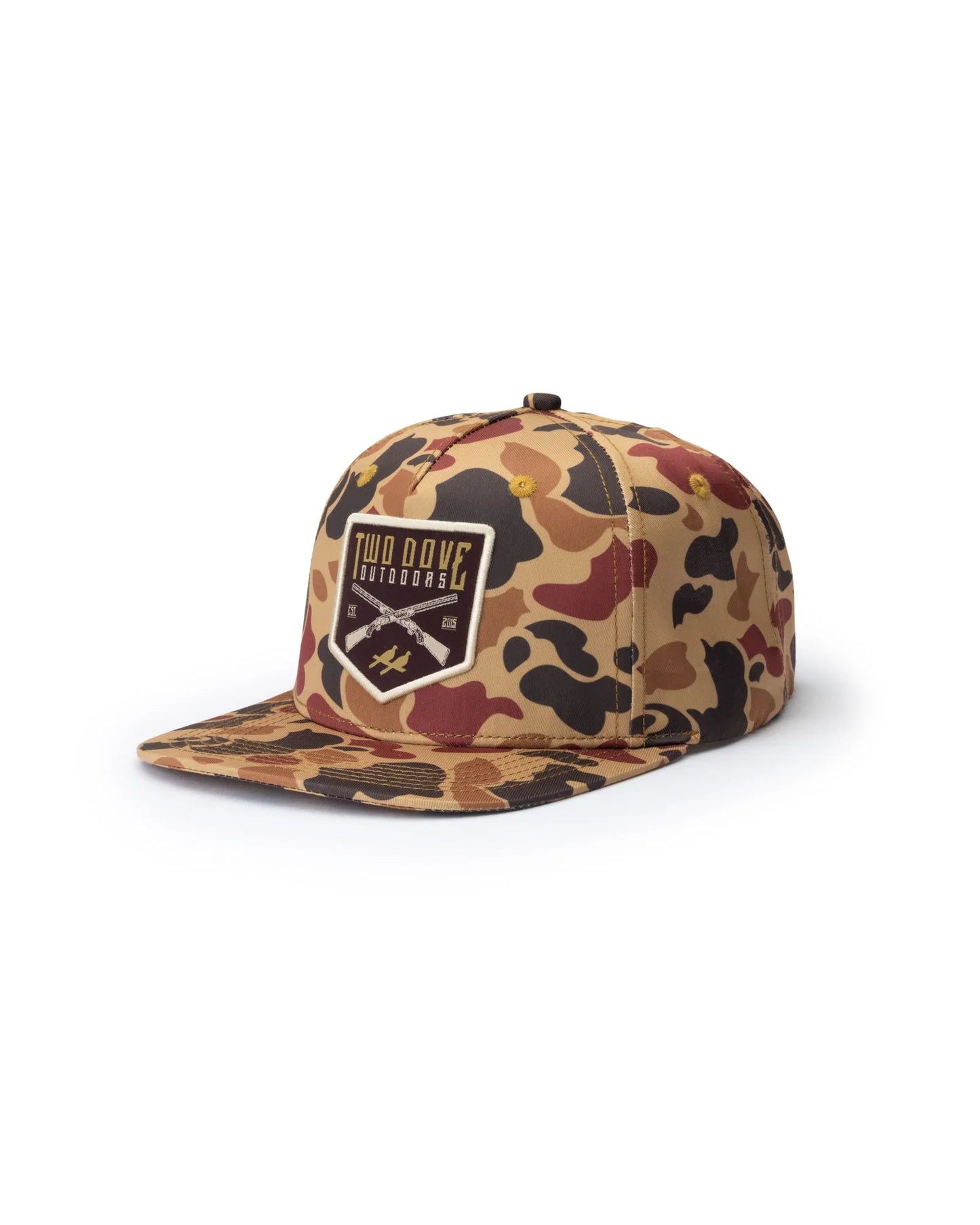 Vintage Camo Gun Patch SnapBack
