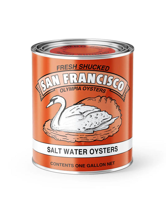 Vintage San Francisco Oysters Style Candle