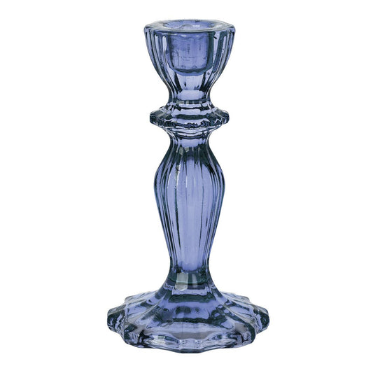 {Talking Tables} Glass Candlestick Holder :: Navy