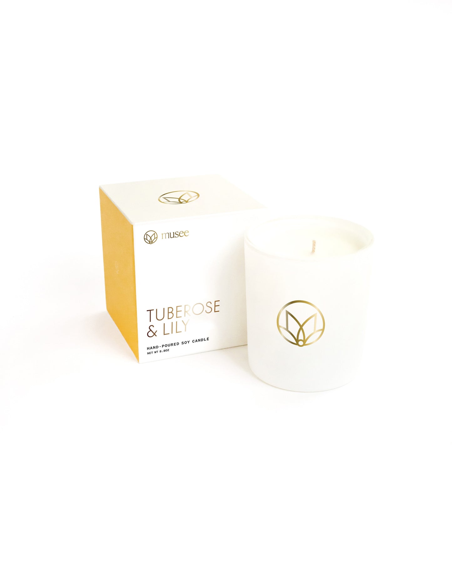 {Musee Bath} Soy Candle :: Amanda Gorman Quote :: Tuberose + Lily