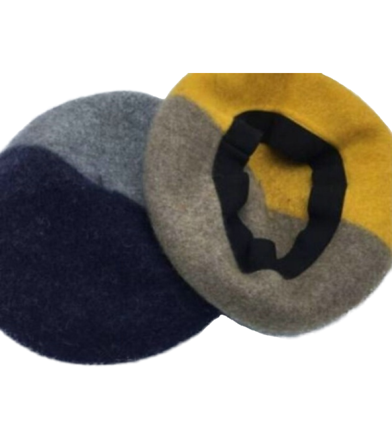 Beauty Inside Lee Da Hee Inspired Beret Hat - 56 - 58 cm / Yellow - Hat