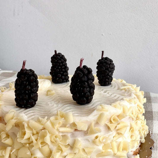 Happy Organics: Blackberry Birthday Candles