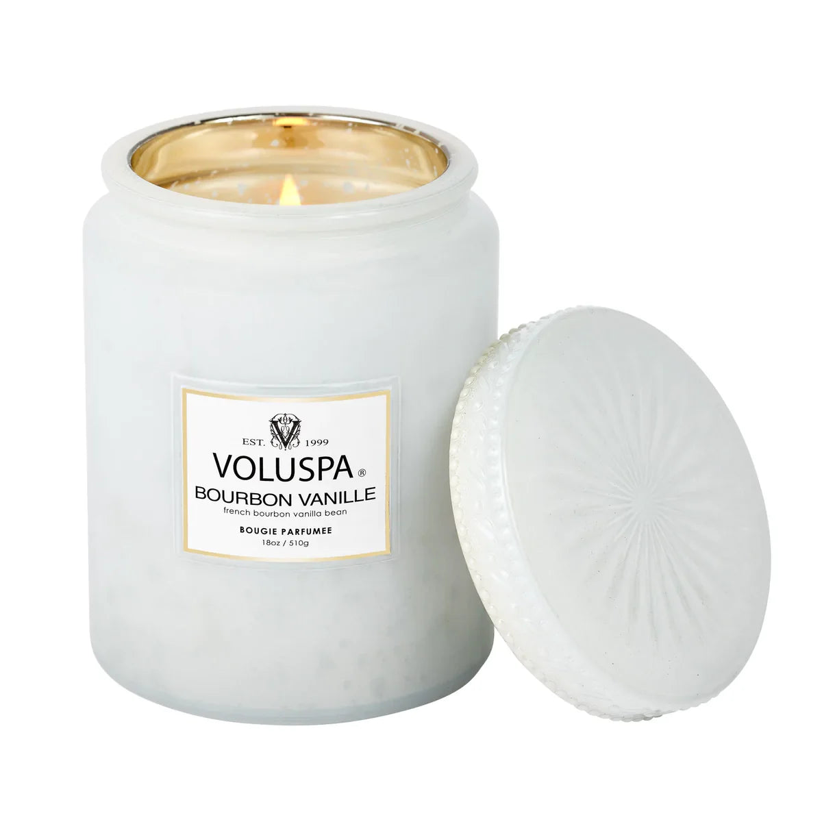 Voluspa Bourbon Vanille Large Glass Candle