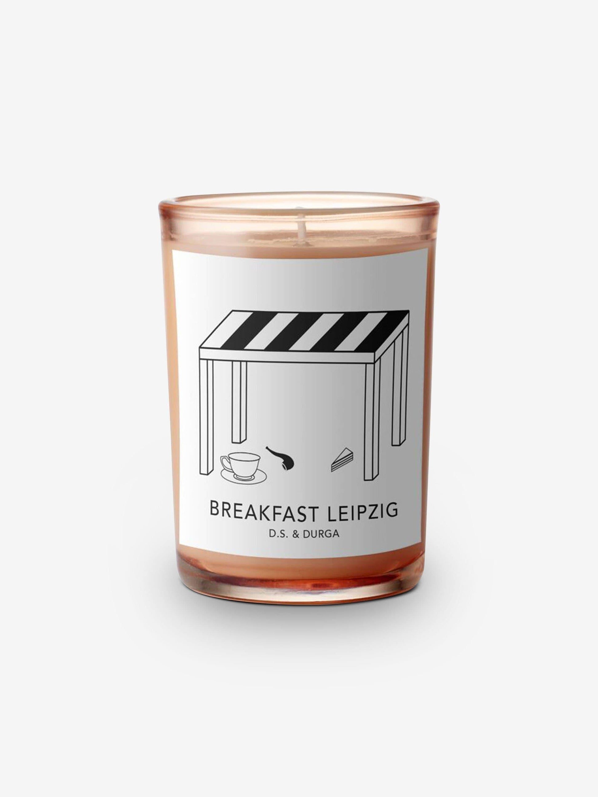 D.S. & Durga Breakfast Leipzig Candle by D.S. & Durga Home Accessories New Candles and Home Fragrance 4" H x 2.75" Diameter / Natural / Wax