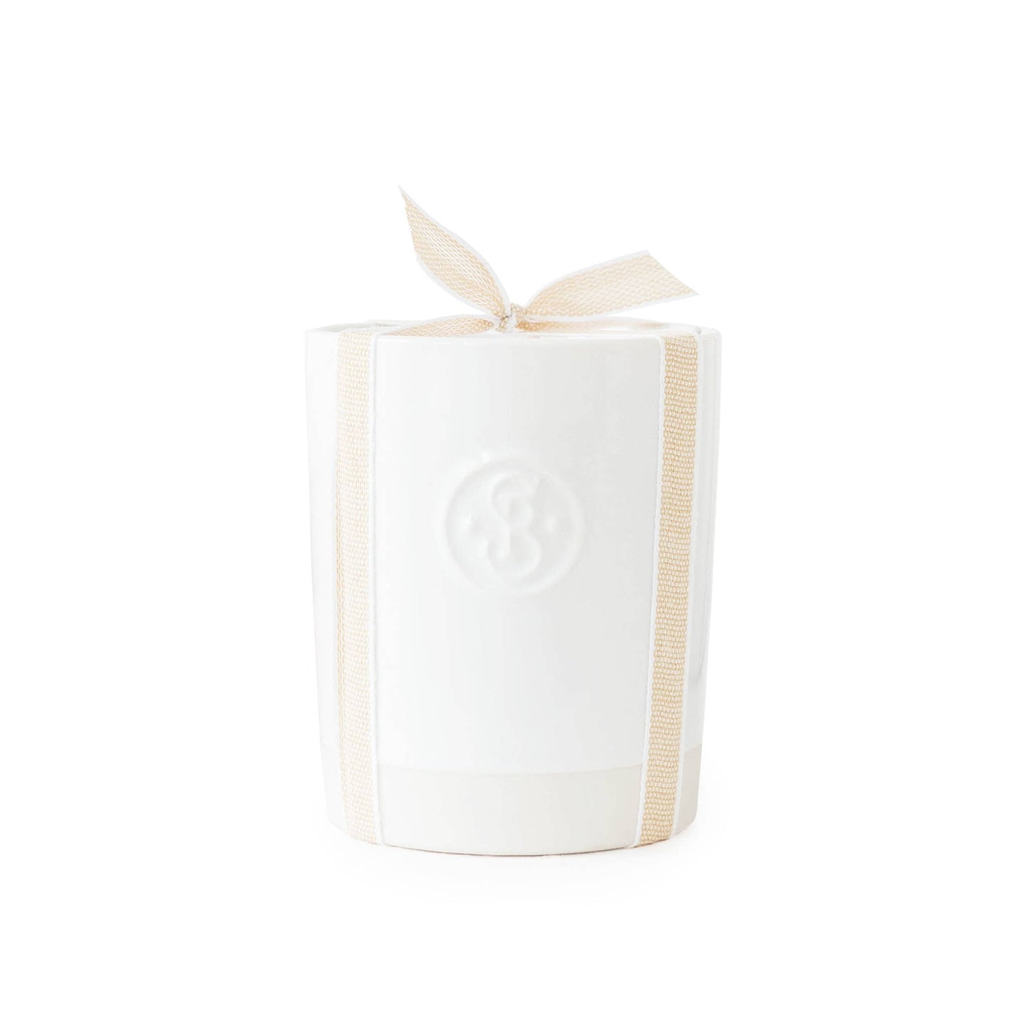 {Sugar Paper} Ceramic Candle :: Crisp White Linen
