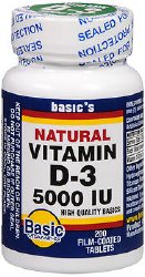 Basic's Vitamin D-3 Vitamin Supplement