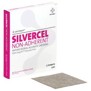 Systagenix Silvercel 900404 Alginate Dressing Box of 10