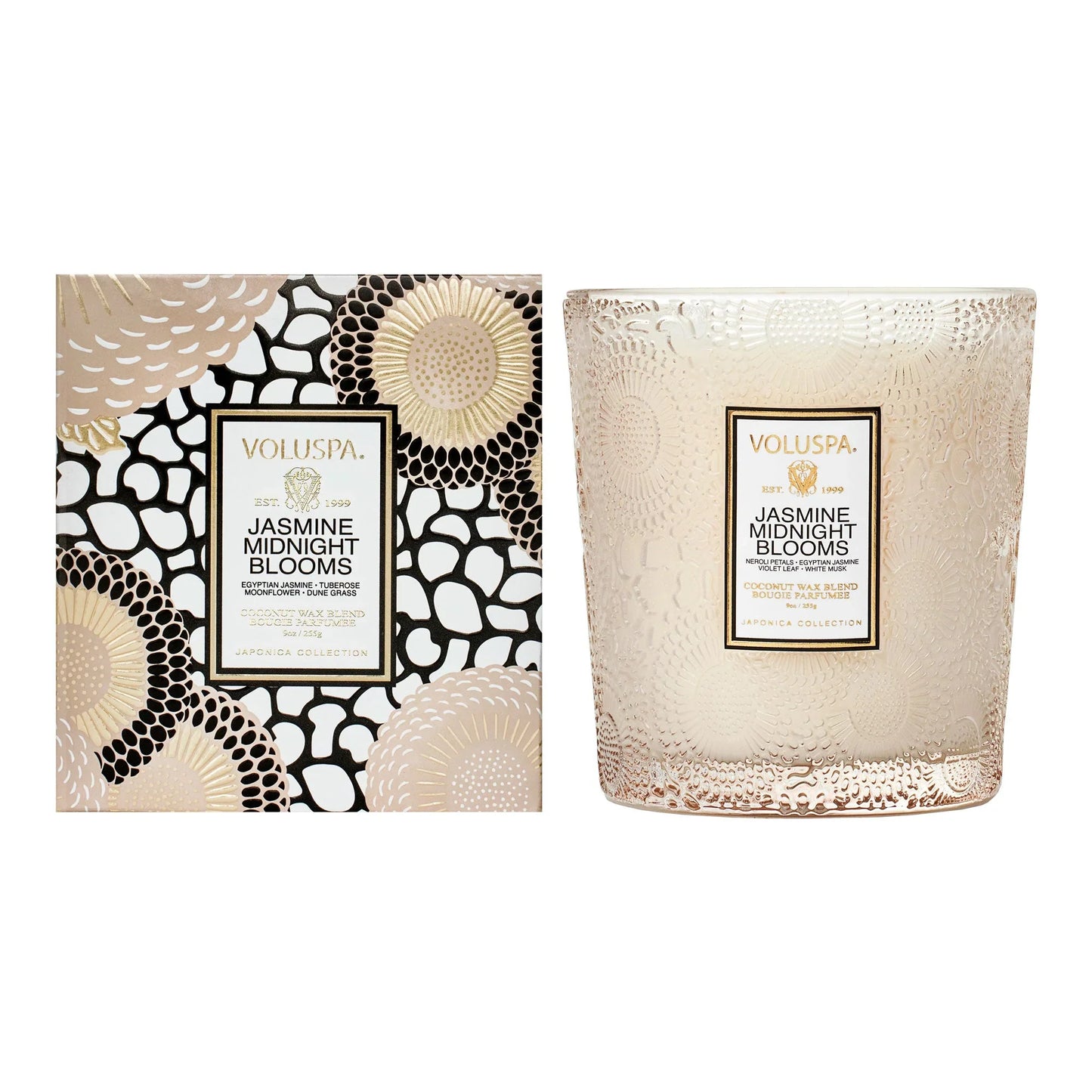 {Voluspa} Classic Jar Candle :: Jasmine Midnight Blooms