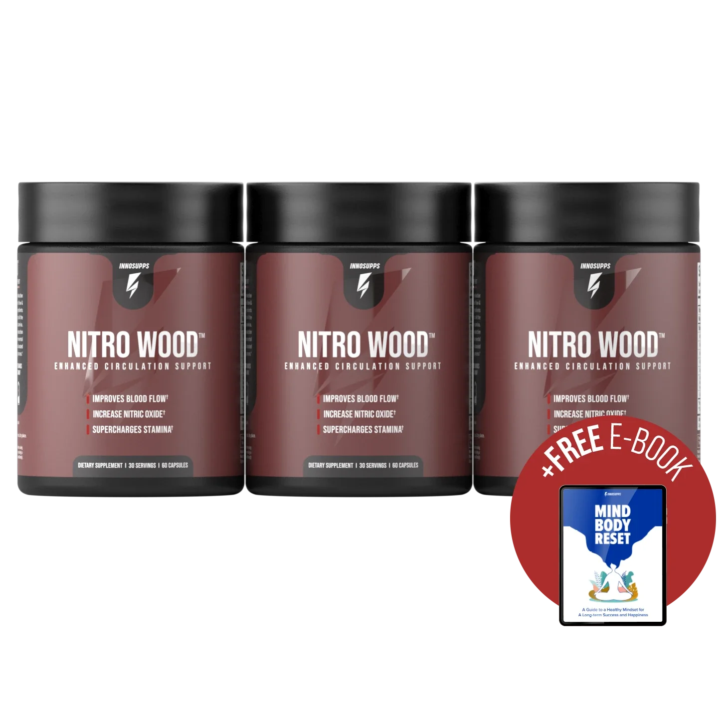 3 Bottles of Nitro Wood