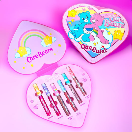 Care Bear Que Cute 6 Pc Liquid Lipstick/Lip Gloss Set
