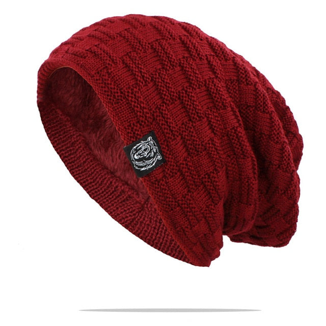 Wool Knitted Casual Beanie Hat