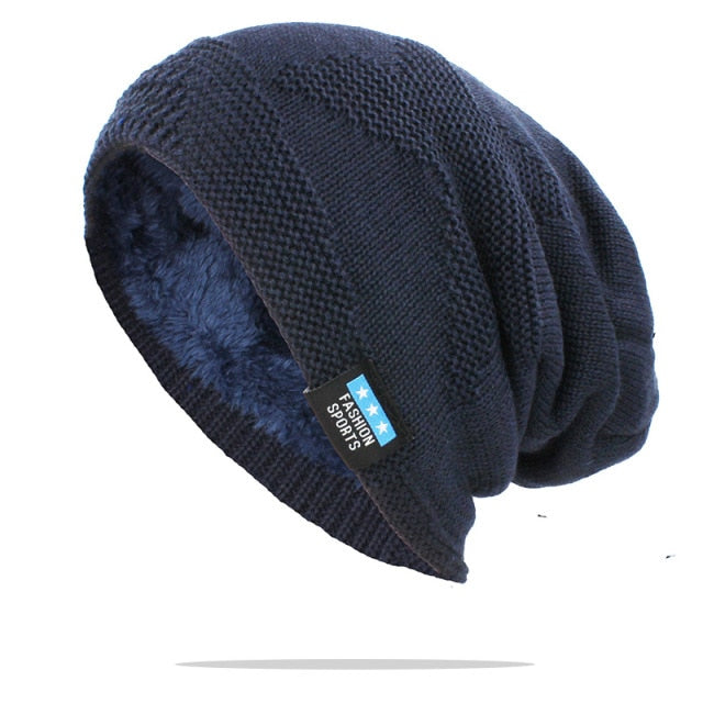 Wool Knitted Casual Beanie Hat