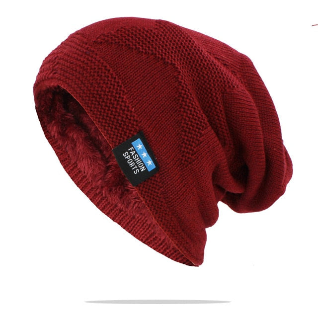 Wool Knitted Casual Beanie Hat