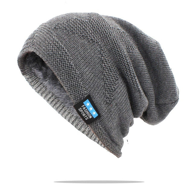 Wool Knitted Casual Beanie Hat