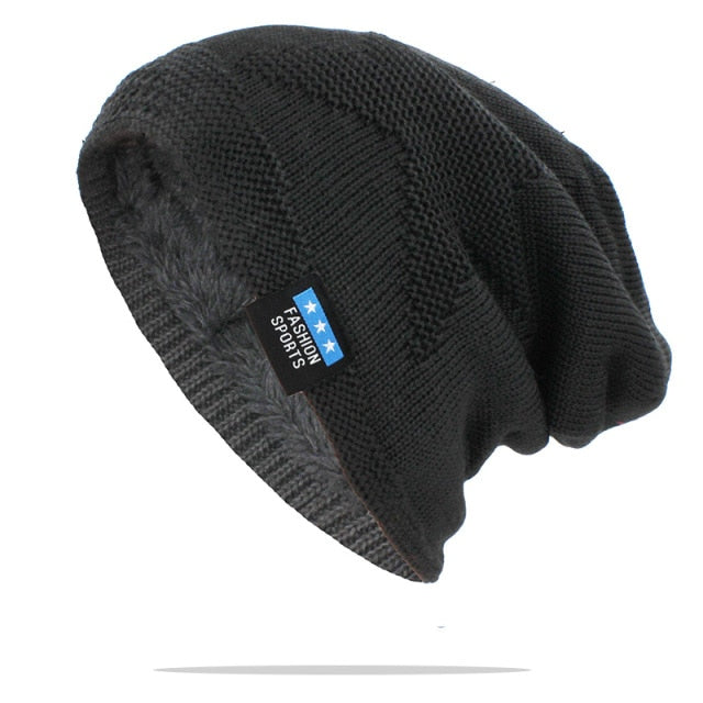 Wool Knitted Casual Beanie Hat