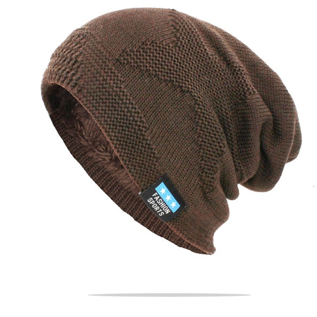 Wool Knitted Casual Beanie Hat