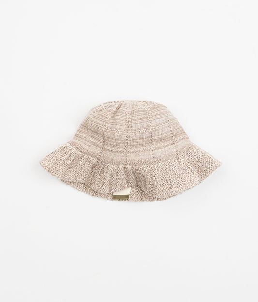 Satta Touching Bass Hat - Ecru / Taupe