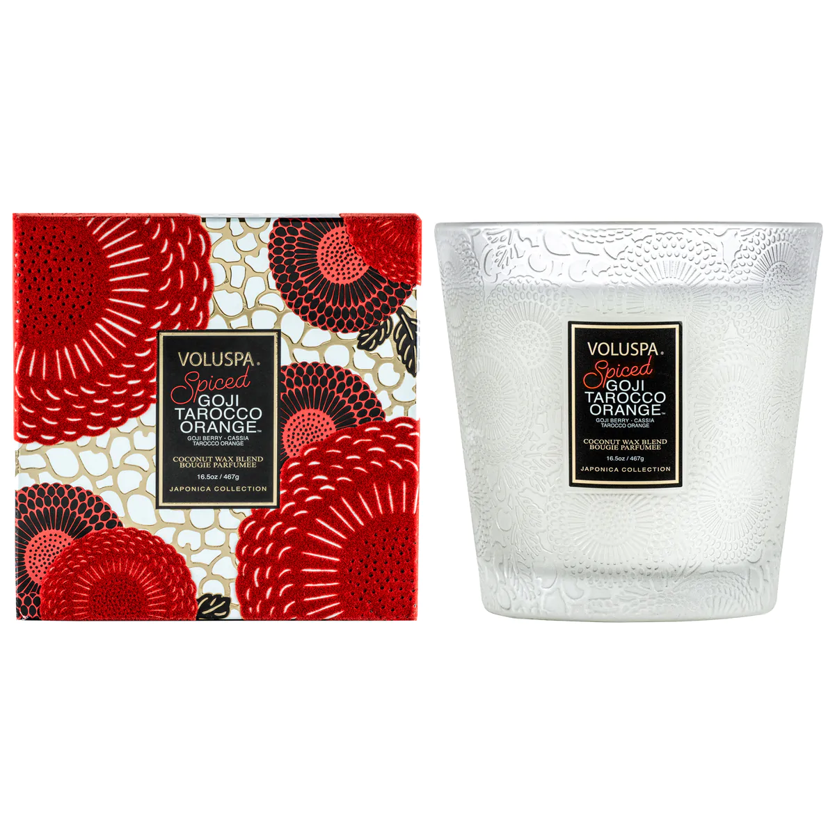 Voluspa Spiced Goji Tarocco Orange Candle