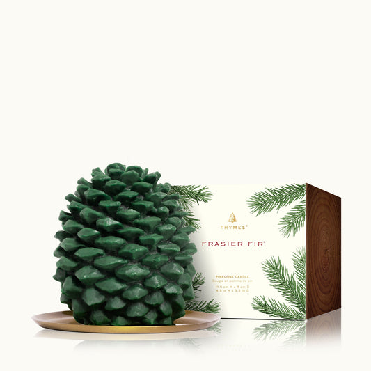 {Thymes} Frasier Fir Petite Molded Pinecone Candle