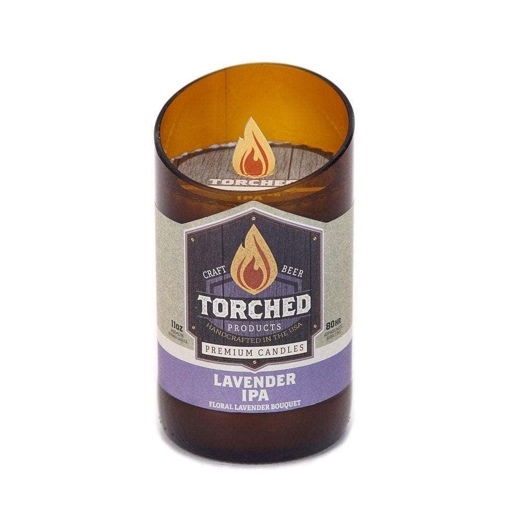 Torched Beer Bomber Candles Candles Lavender IPA 12030114