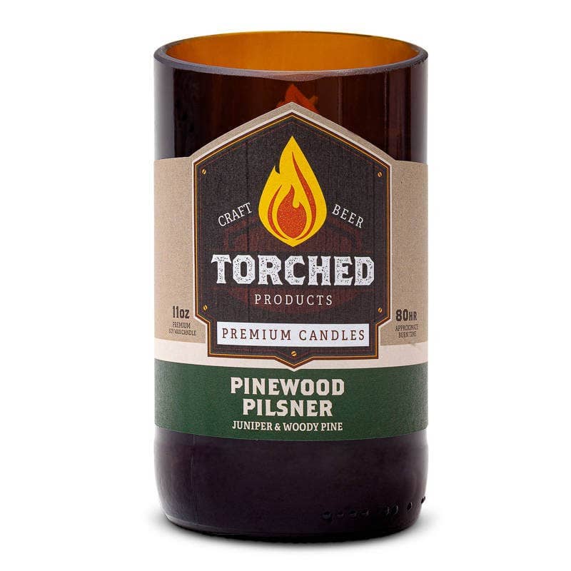 Torched Beer Bomber Candles Candles Pinewood Pilsner 12030880