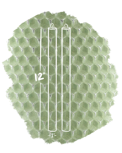 12" Pair of Tapers - Glace