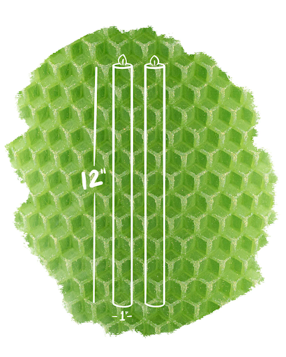 12" Pair of Tapers - Anjou